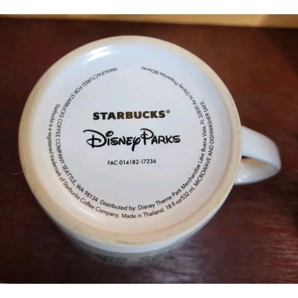STARBUCKS Disney Parks EPCOT 35th Anniversary Coffee Mug Walt Disney World